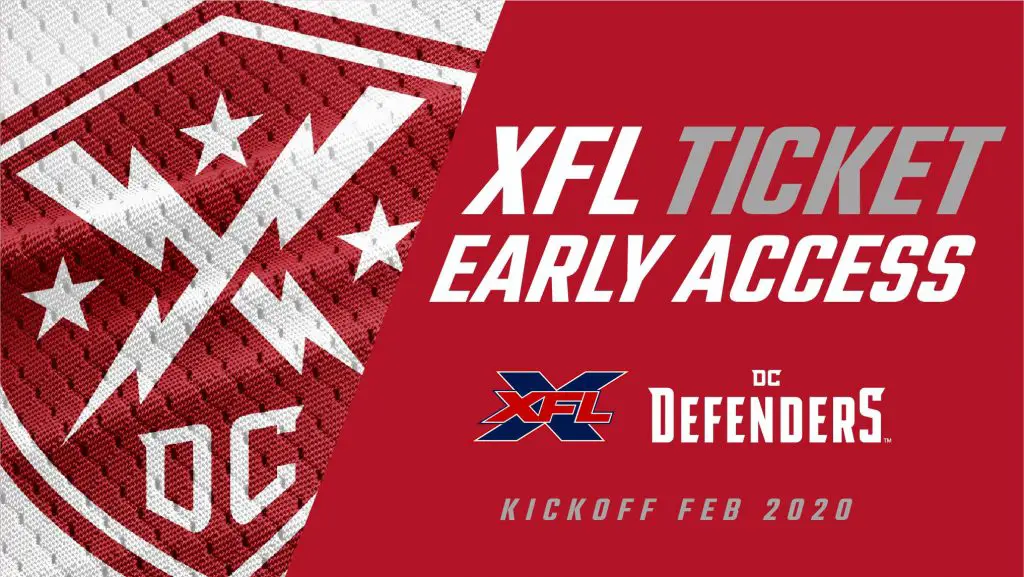 XFL Schedule And General Public Tickets Sales October 22nd