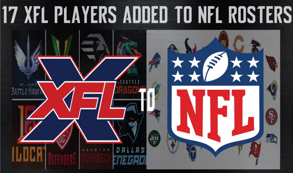 17 XFL Players Are On NFL Rosters, We Break Them All Down